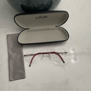 Silhouette Lightweight Rimless Rx Eyeglass Frames. NEW